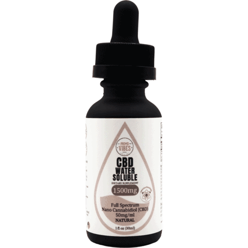 Primo Vibes 1500mg Nano Water Soluble Tincture Natural Flavor