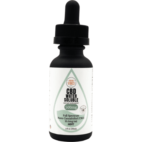 Primo Vibes 500mg Nano Water Soluble Tincture Mint Flavor