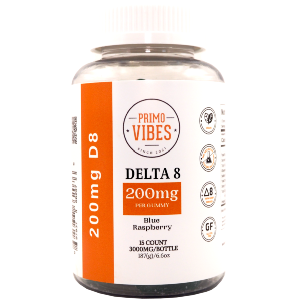 Delta 8 200mg Gummies - Primo Vibes