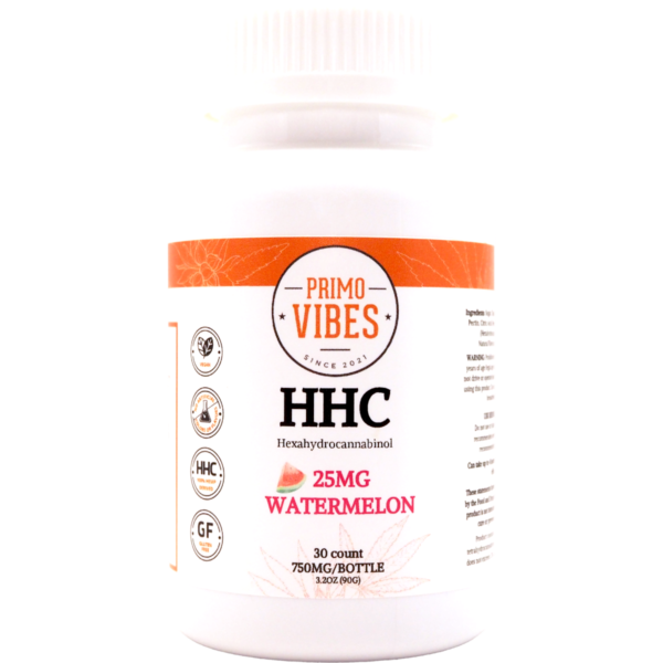 HHC 25mg Watermelon Lime Gummies - Primo Vibes