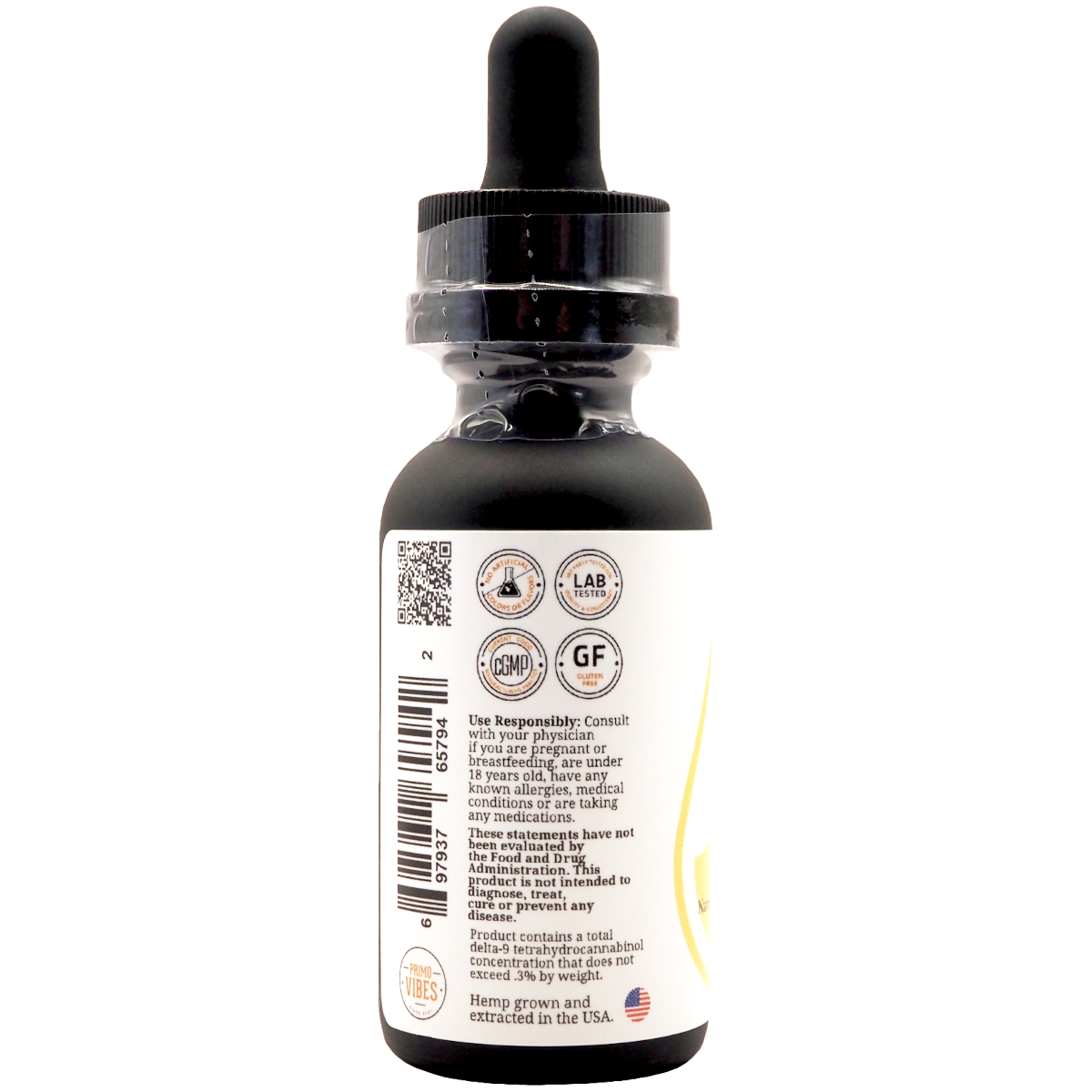 CBD Nano Water Soluble Tinctures 500mg - Primo Vibes - Image 5