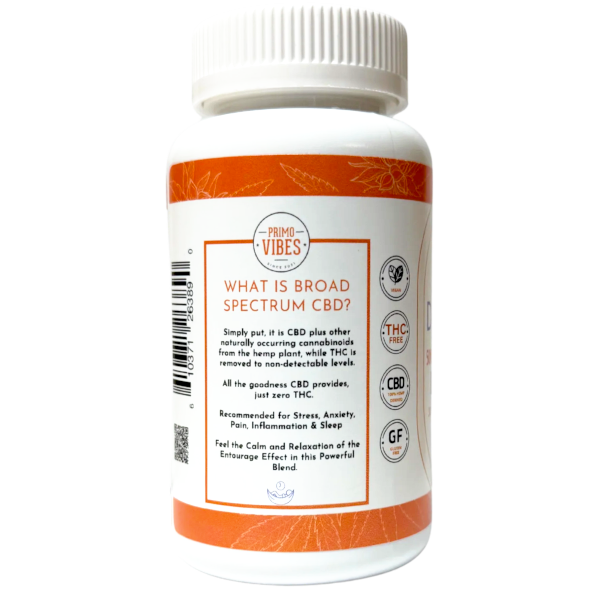 50mg CBD Broad Spectrum Daily PM Gummy - Image 2